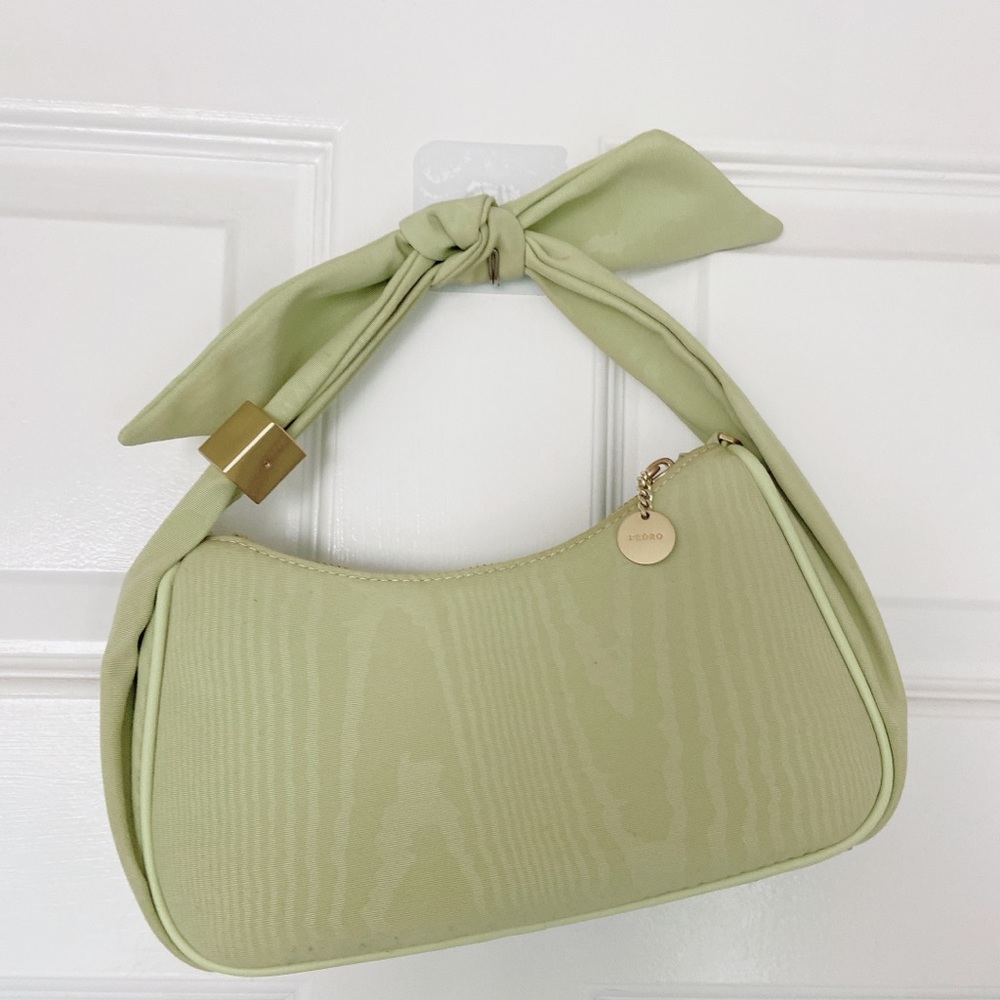 Pedro light green crossbody hand bag